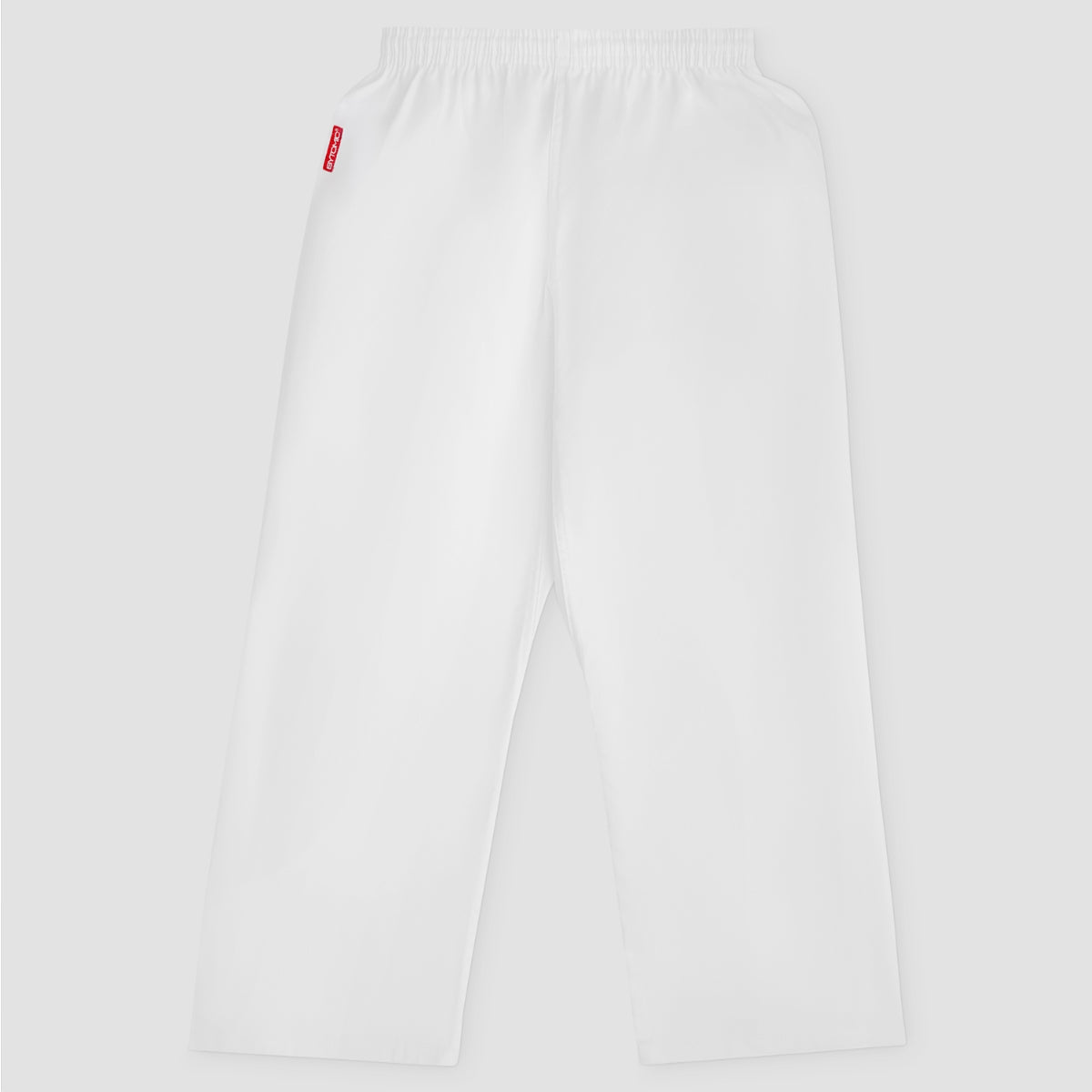 White Bytomic Red Label 7oz Lightweight Kids Karate Uniform at Bytomic Trade and Wholesale