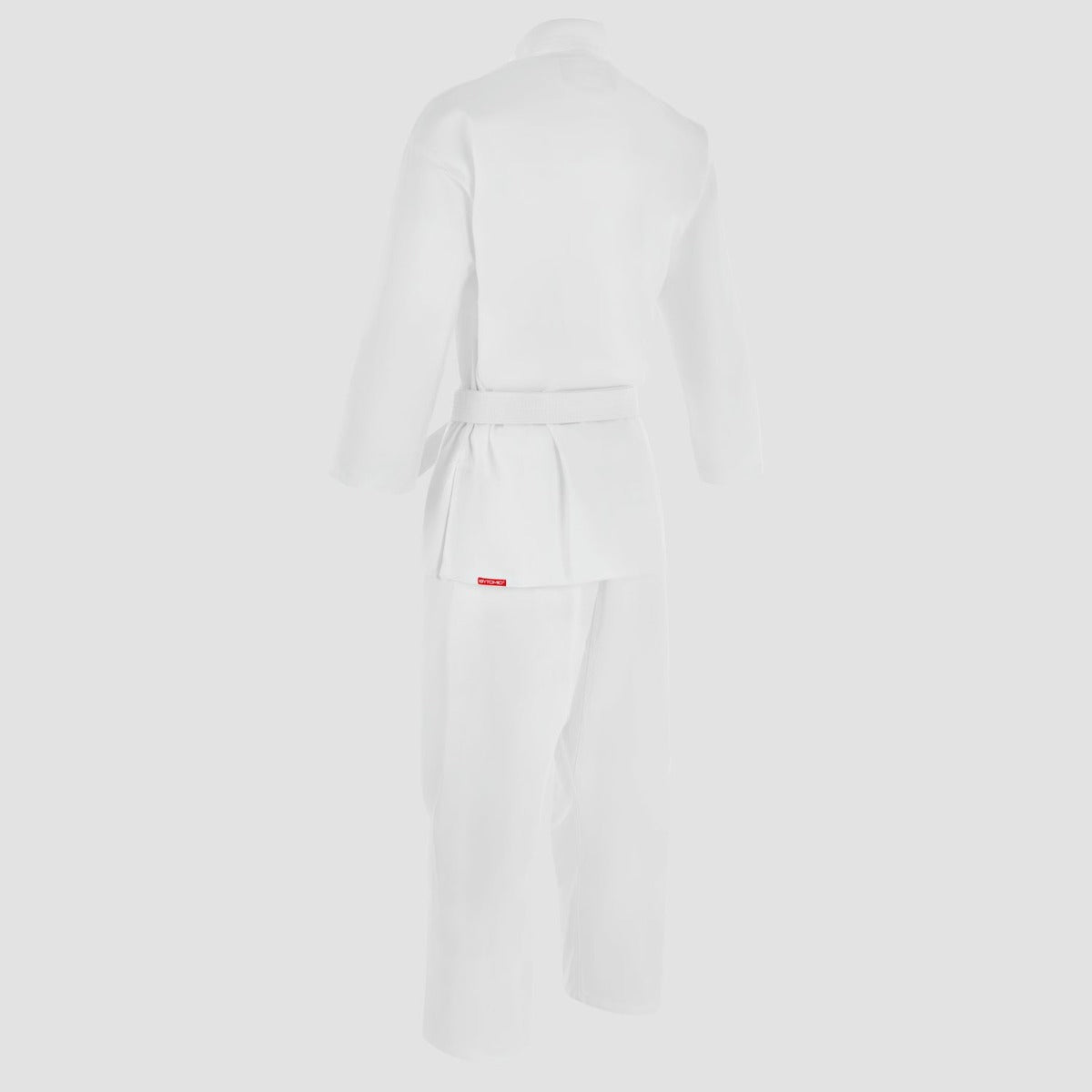 White Bytomic Red Label V-Neck Adult Martial Arts Uniform at Bytomic Trade and Wholesale