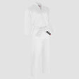 White Bytomic Red Label V-Neck Adult Martial Arts Uniform at Bytomic Trade and Wholesale