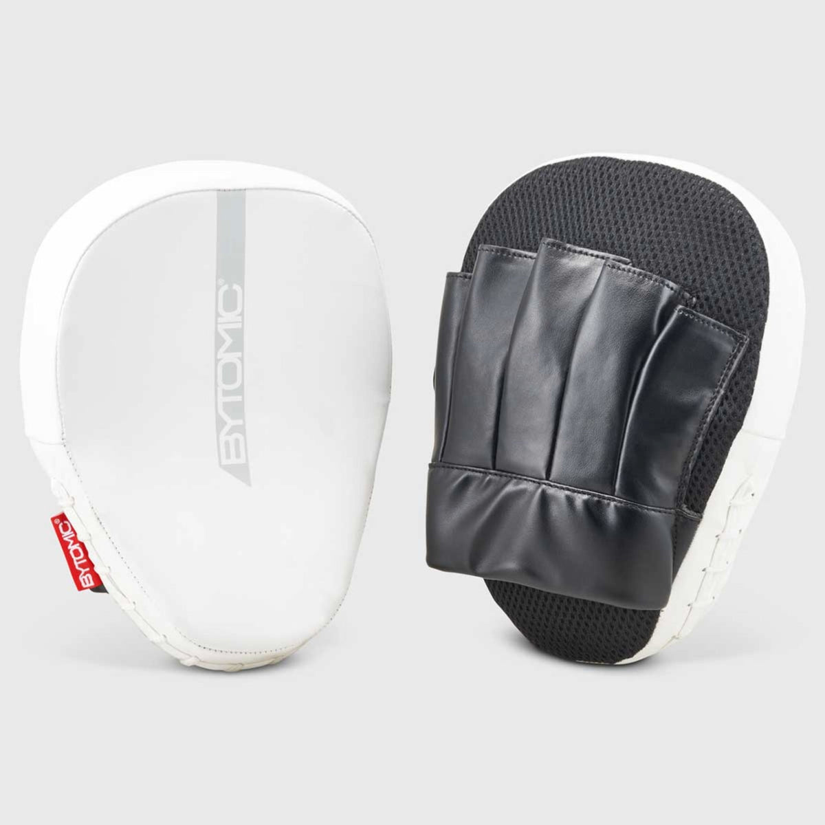 White/Grey/Black Bytomic Red Label Focus Mitts at Bytomic Trade and Wholesale