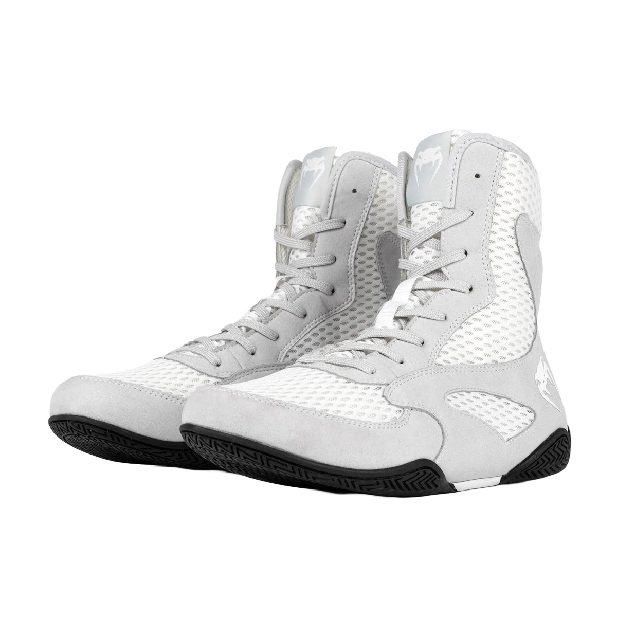 White/Grey Venum Contender Boxing Shoes at Bytomic Trade and Wholesale