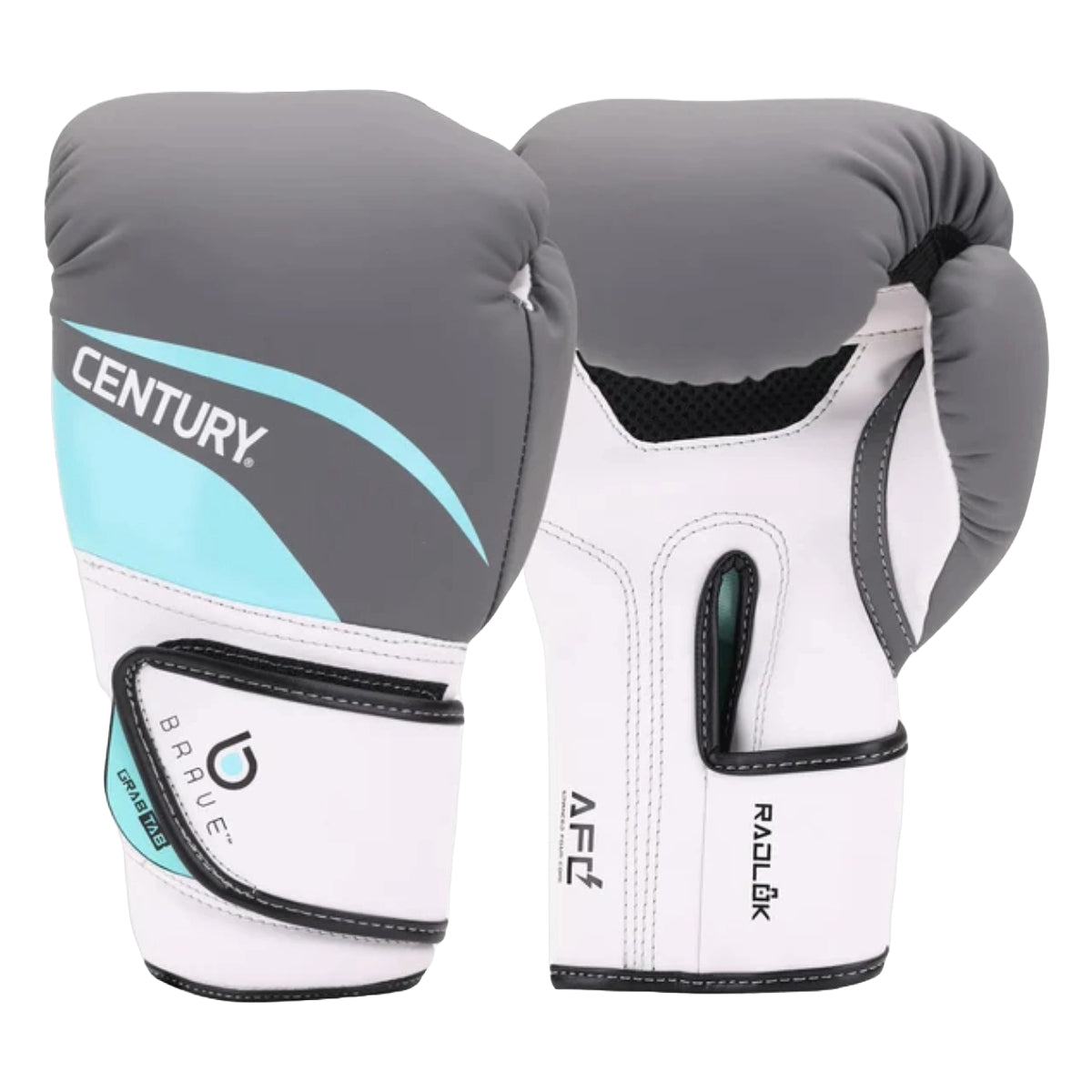 White/Teal Century Brave Women's Boxing Gloves at Bytomic Trade and Wholesale
