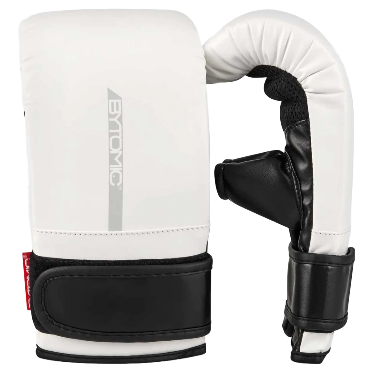 White/Black Bytomic Red Label Bag Gloves at Bytomic Trade and Wholesale