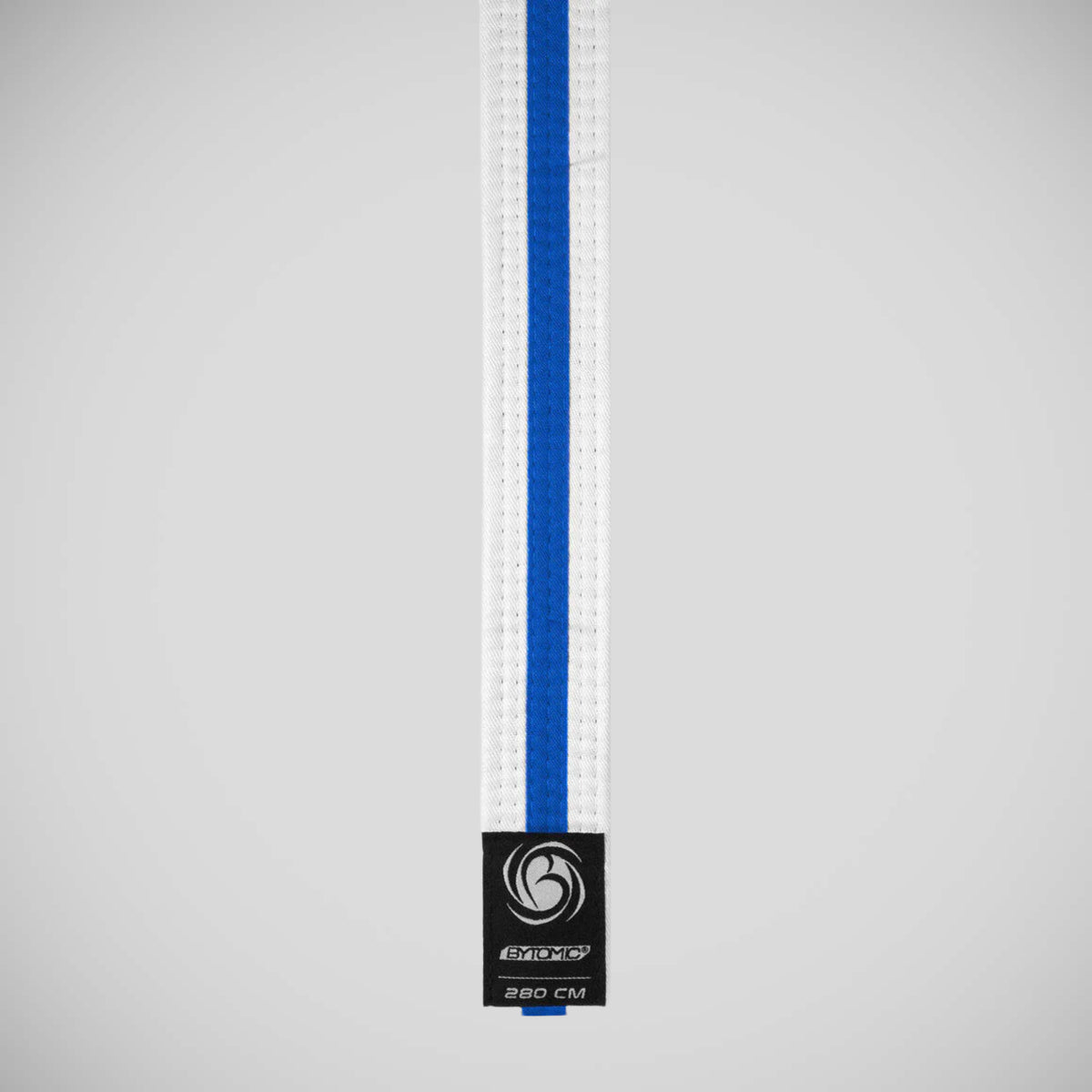 White/Blue Bytomic Striped Polycotton Martial Arts Belt Pack of 10 at Bytomic Trade and Wholesale