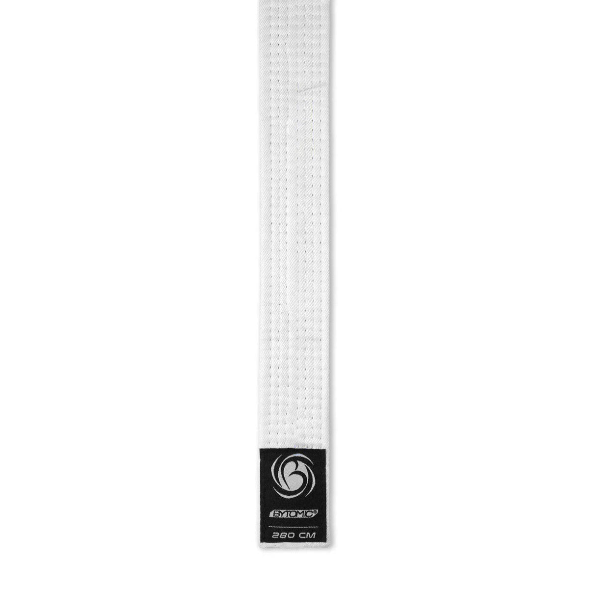White Bytomic Plain Polycotton Martial Arts Belt Pack of 10 at Bytomic Trade and Wholesale