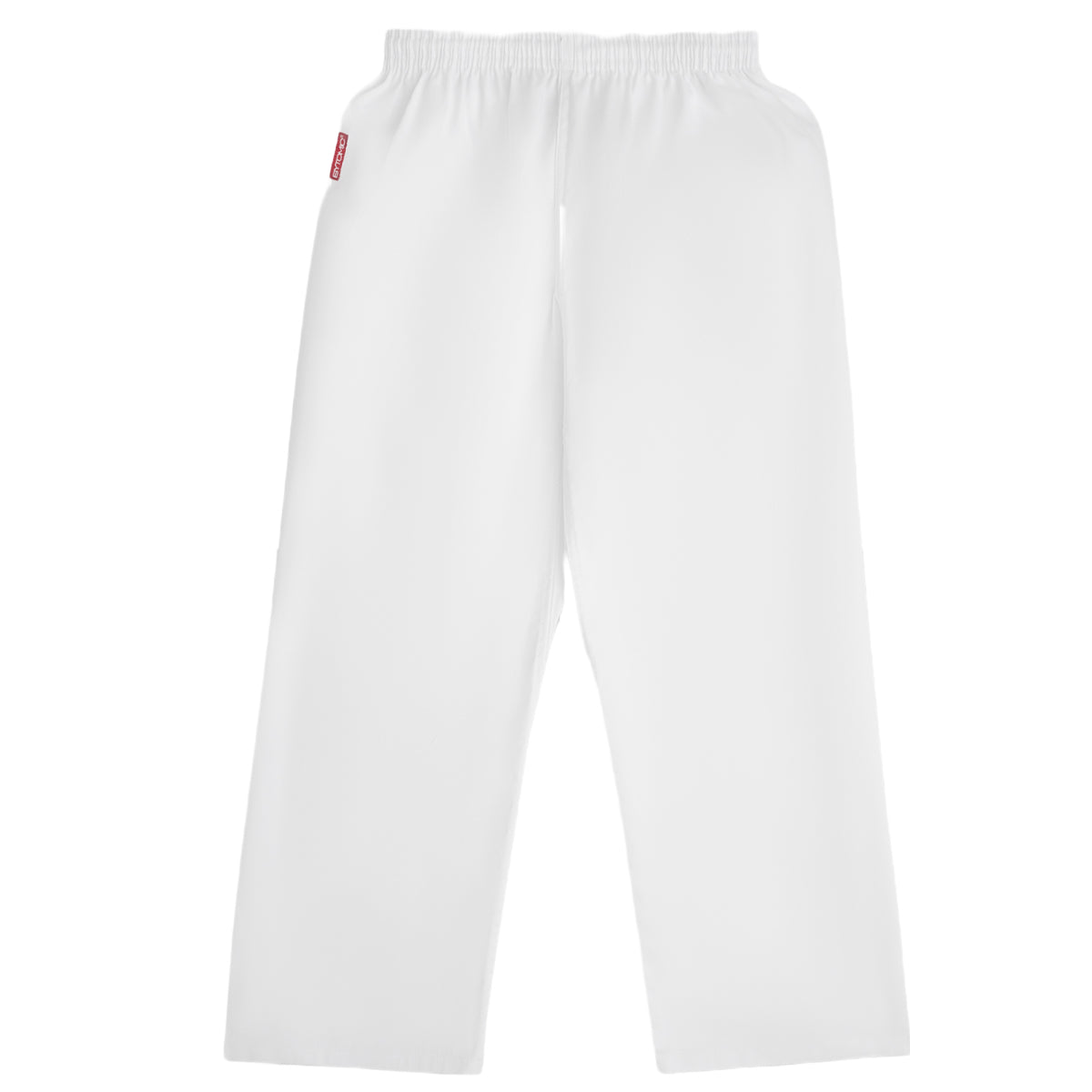 White Bytomic Red Label Kids Martial Arts Trousers    at Bytomic Trade and Wholesale
