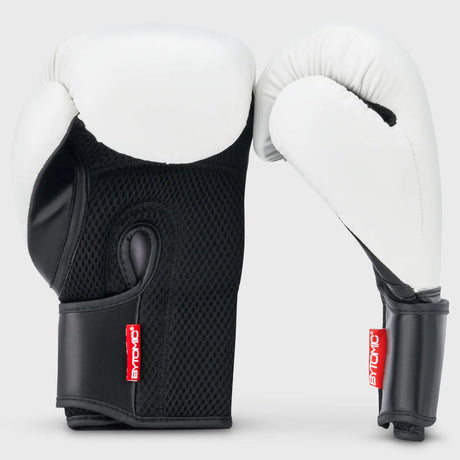 White/Grey/Black Bytomic Red Label Boxing Gloves    at Bytomic Trade and Wholesale