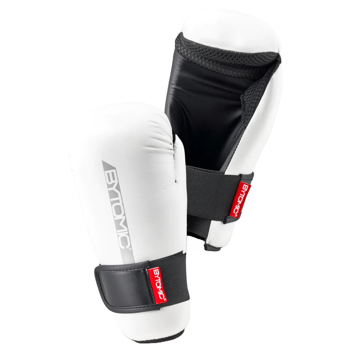 White/Grey Bytomic Red Label Pointfighter Gloves at Bytomic Trade and Wholesale