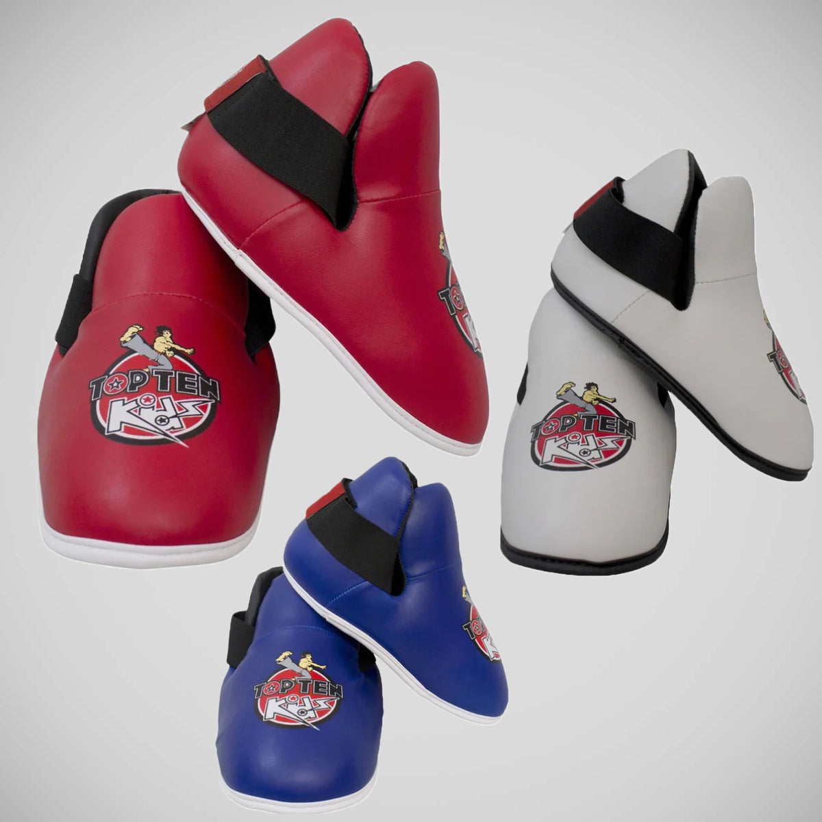 White Top Ten Kids Kick One Size at Bytomic Trade and Wholesale