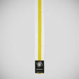 White/Yellow Bytomic Striped Polycotton Martial Arts Belt Pack of 10 at Bytomic Trade and Wholesale