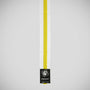 White/Yellow Bytomic Striped Polycotton Martial Arts Belt Pack of 10