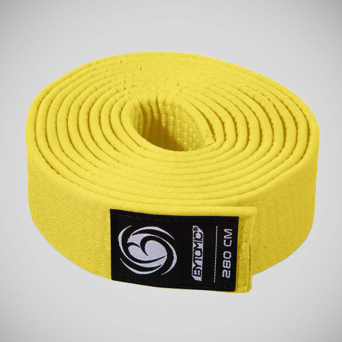 Yellow Bytomic Plain Polycotton Martial Arts Belt Pack of 10 at Bytomic Trade and Wholesale