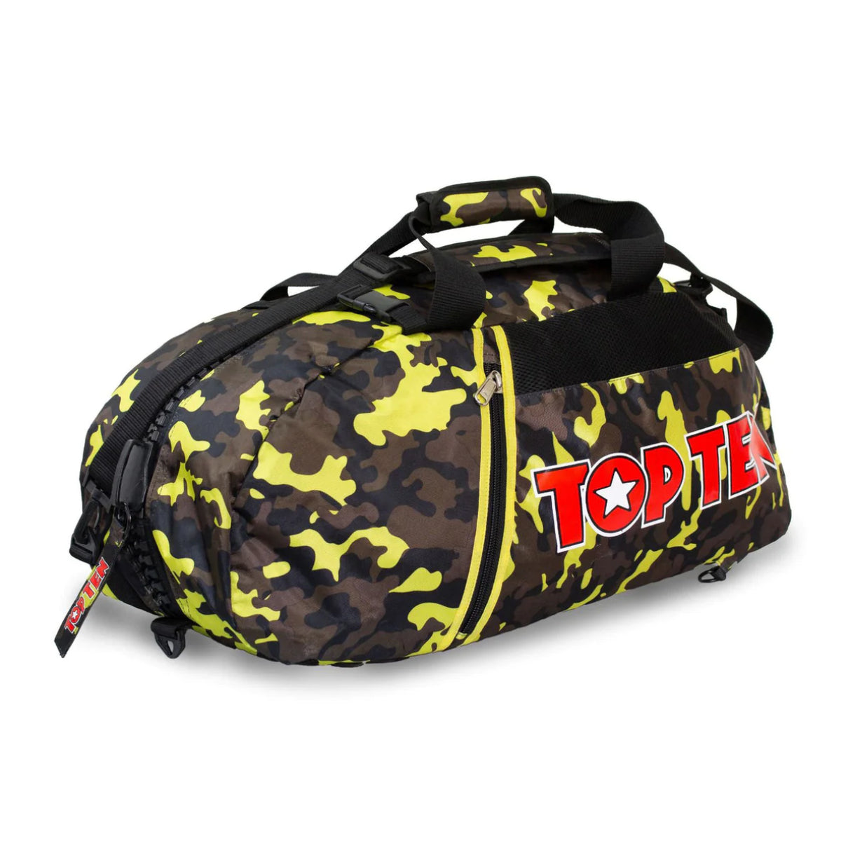 Yellow/Camo Top Ten Sportbag-Backpack at Bytomic Trade and Wholesale