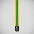 Yellow/Green Bytomic Striped Polycotton Martial Arts Belt Pack of 10 at Bytomic Trade and Wholesale