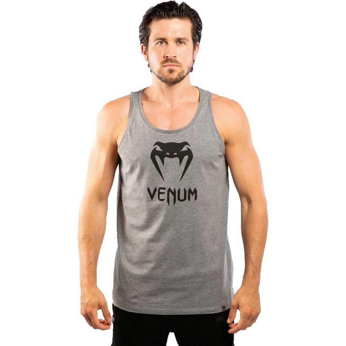 Black-Grey Venum Classic Tank Top    at Bytomic Trade and Wholesale