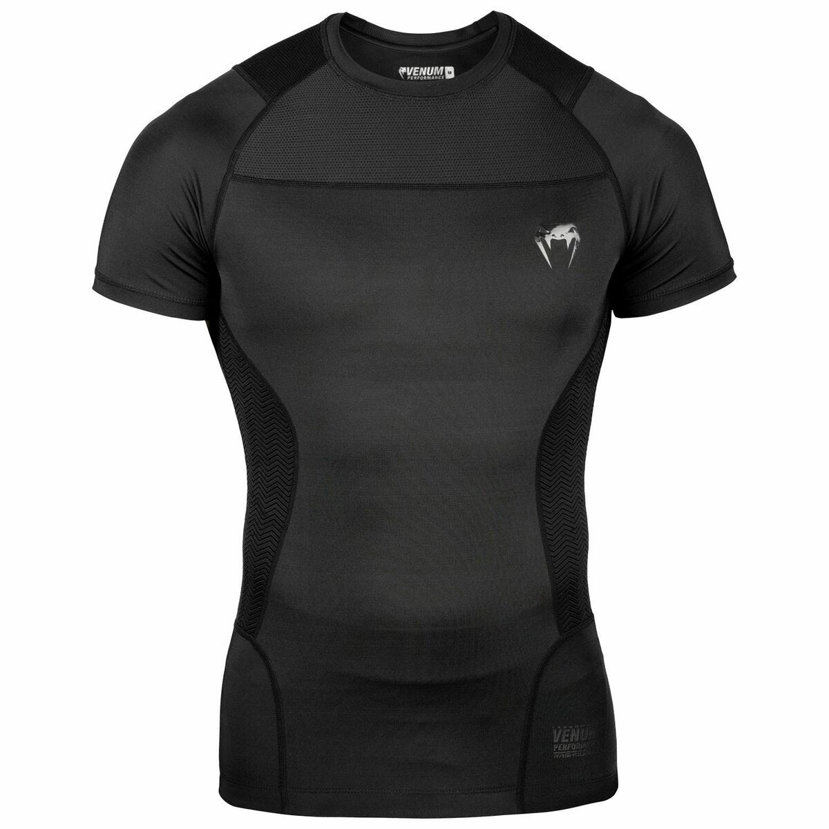 Black Venum G-Fit Short Sleeved Rash Guard at Bytomic Trade and Wholesale