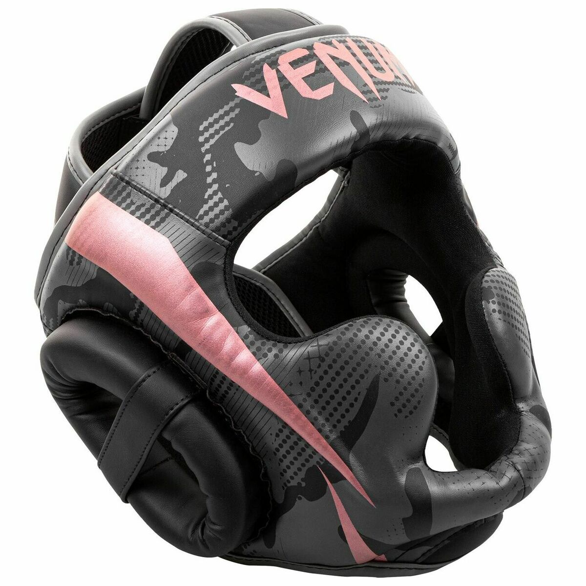Black/Pink Venum Elite Head Guard at Bytomic Trade and Wholesale