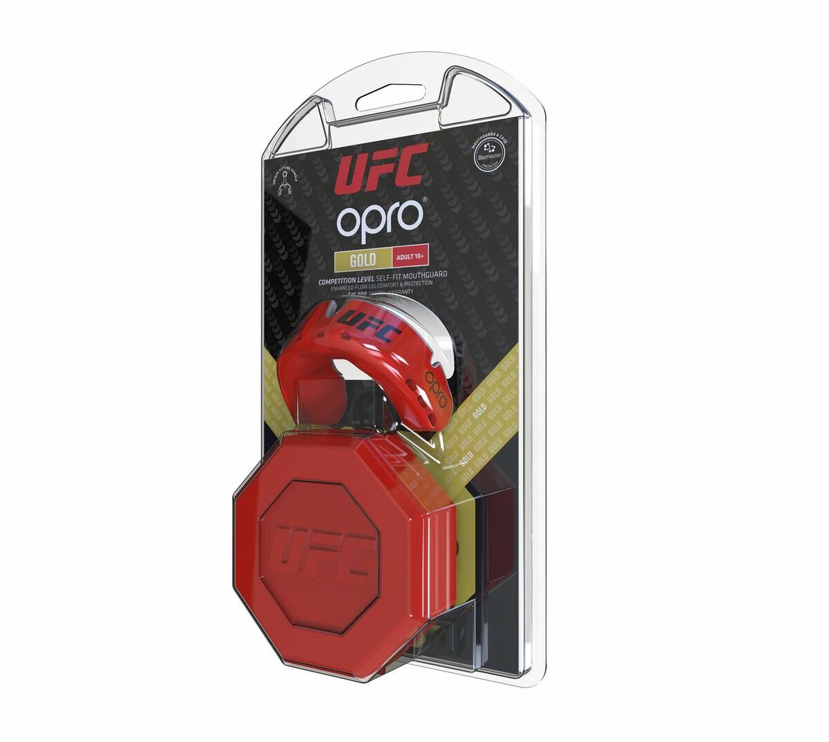 Red Metal-Silver Opro UFC Gold Mouth Guard at Bytomic Trade and Wholesale