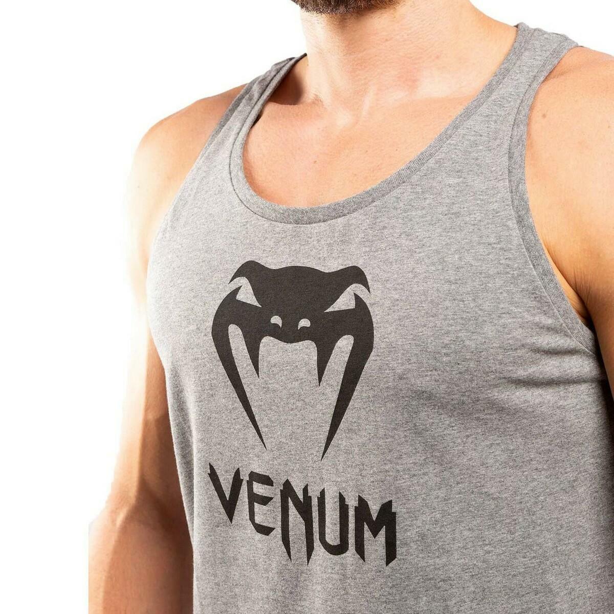 Black-Grey Venum Classic Tank Top    at Bytomic Trade and Wholesale
