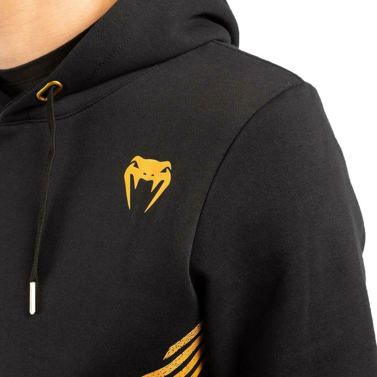 Black/Gold Venum UFC Replica Hoodie at Bytomic Trade and Wholesale