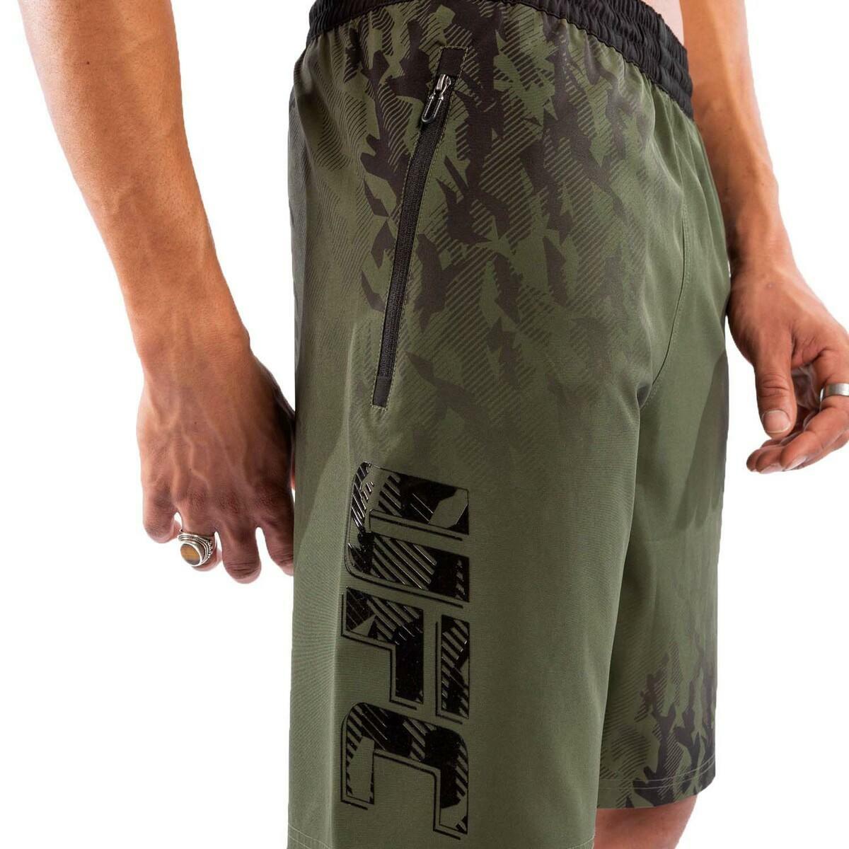 Khaki Venum UFC Authentic Fight Week Training Shorts at Bytomic Trade and Wholesale