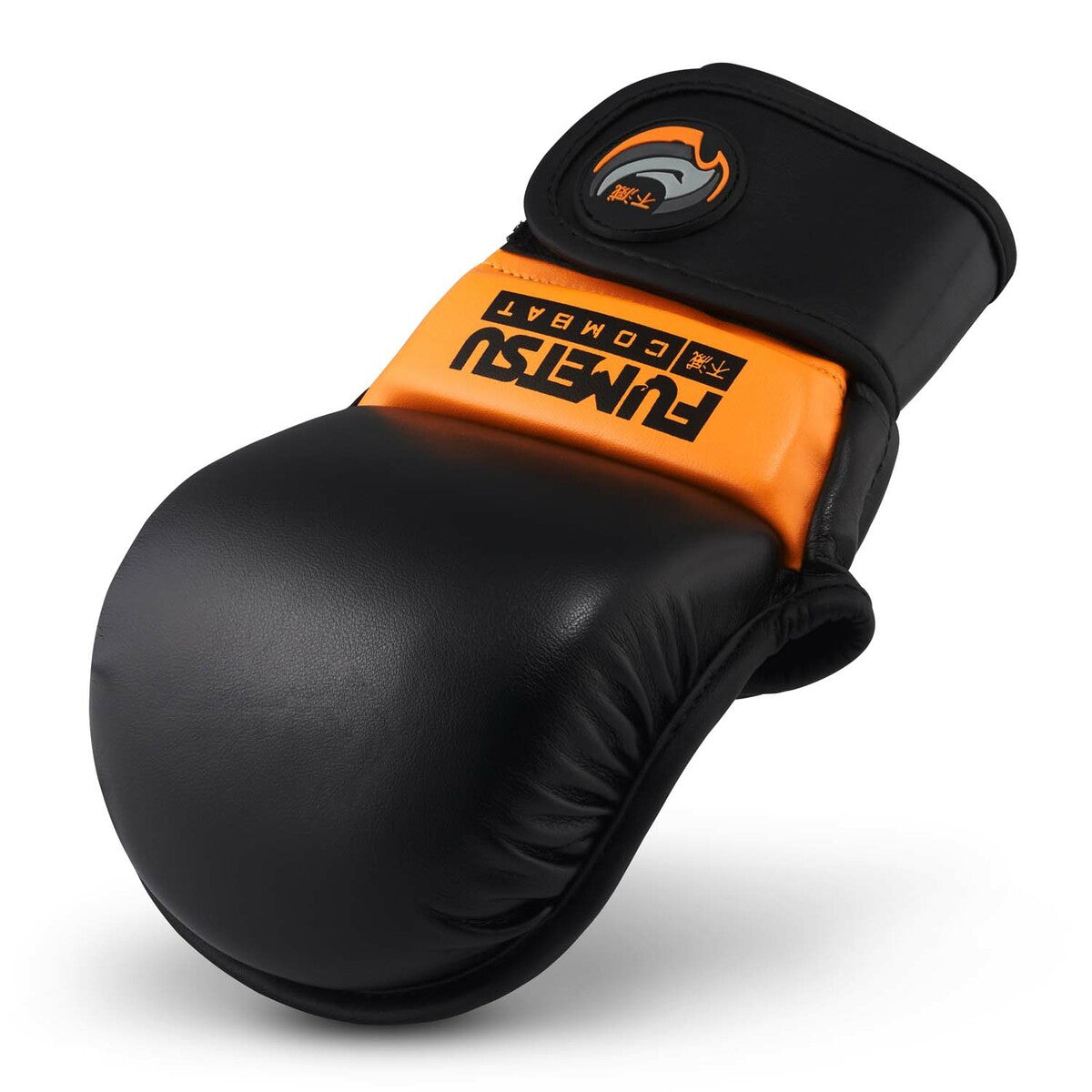 Black-Orange Fumetsu Ghost Kids MMA Sparring Glove    at Bytomic Trade and Wholesale