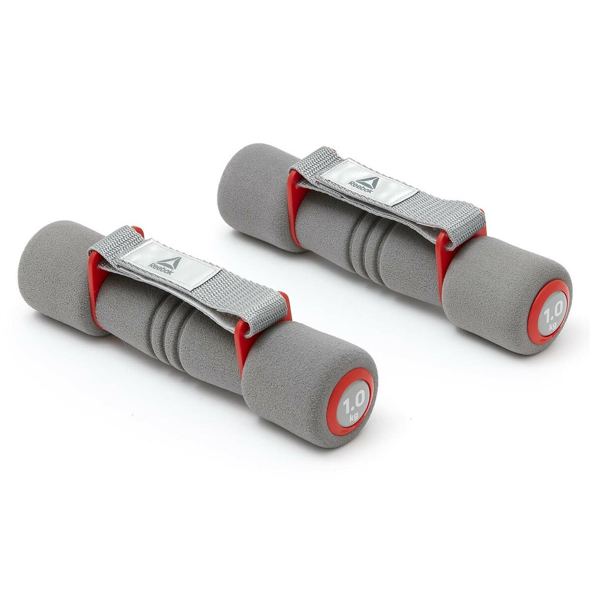 Red Reebok Softgrip 1kg Dumbells at Bytomic Trade and Wholesale