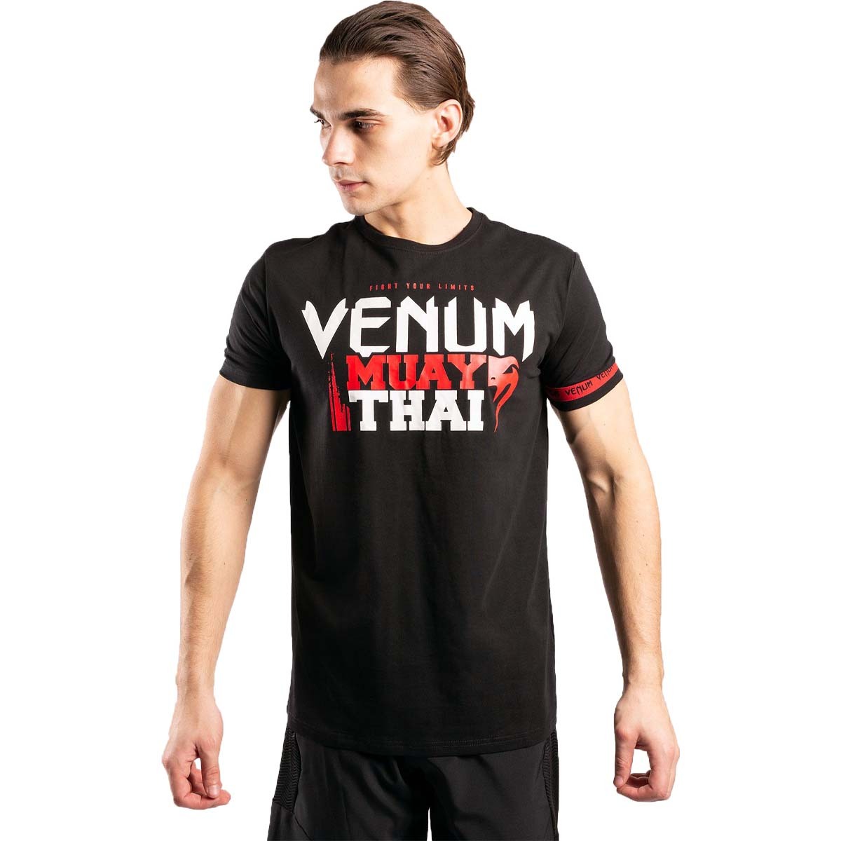 Black-Red Venum Classic 20 Muay Thai T-Shirt at Bytomic Trade and Wholesale