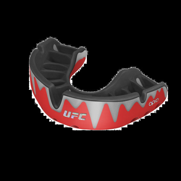 Red Metal-Black Opro UFC Platinum Fangz Mouth Guard at Bytomic Trade and Wholesale