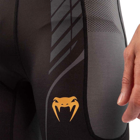 Black-Gold Venum Athletics Vale Tudo Shorts    at Bytomic Trade and Wholesale