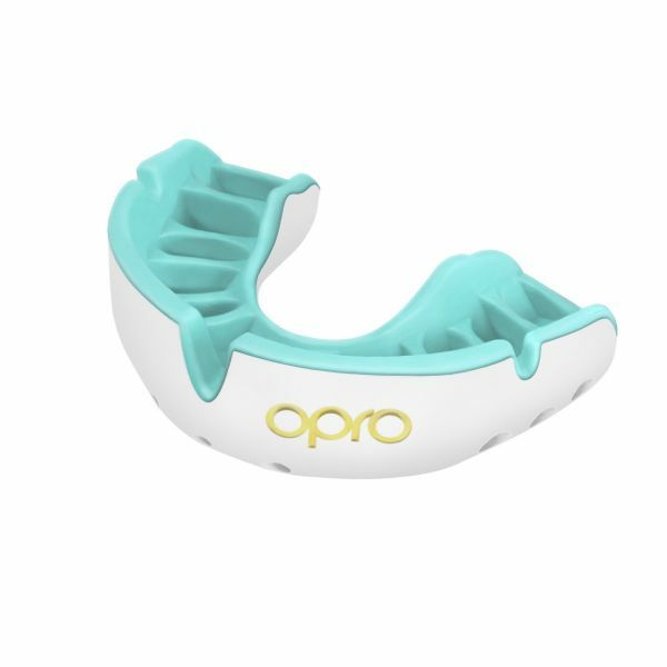 White-Mint Opro Gold Gen 4 Mouth Guard at Bytomic Trade and Wholesale
