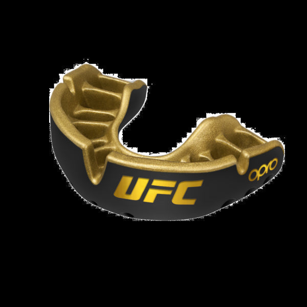 Black Metal-Gold Opro UFC Gold Mouth Guard at Bytomic Trade and Wholesale