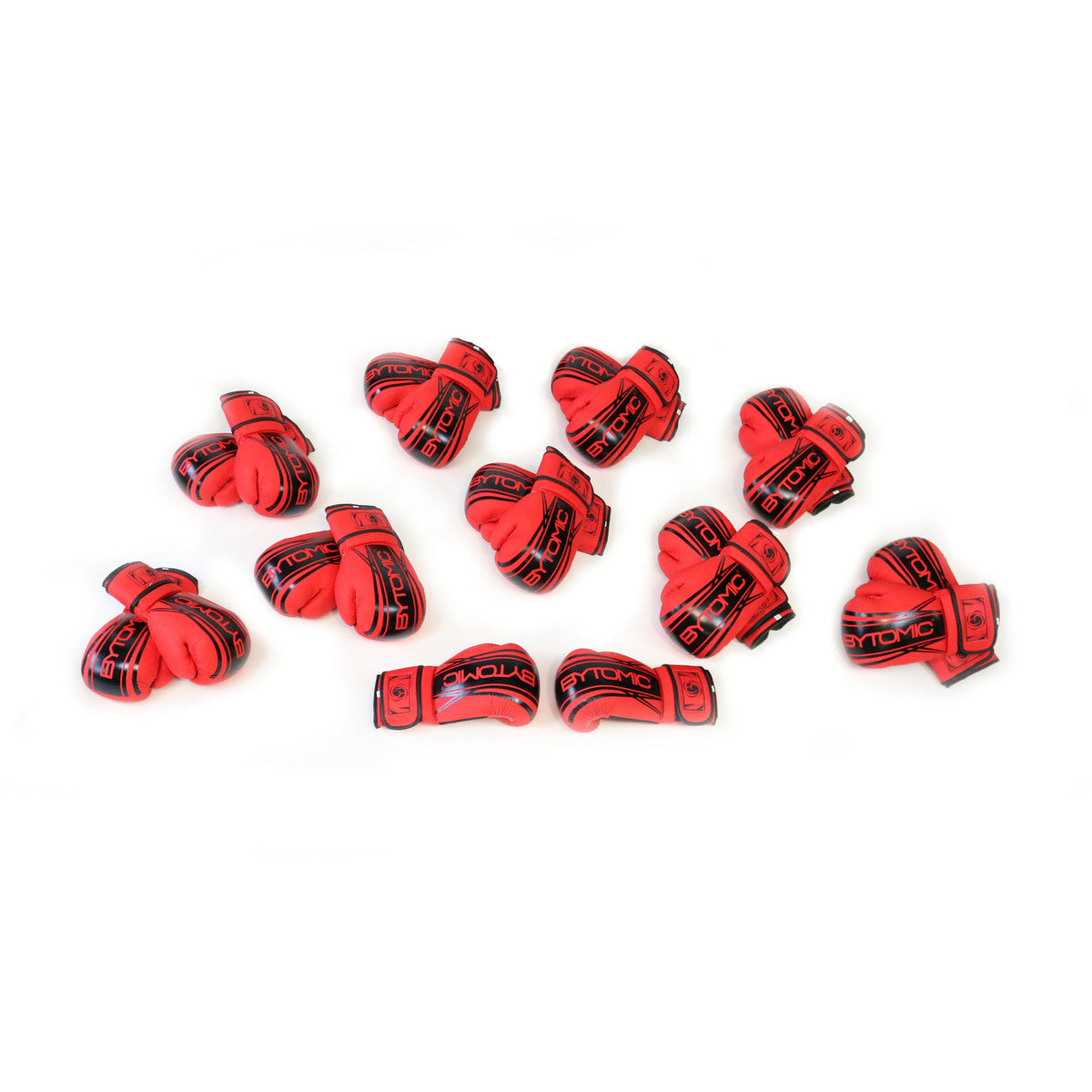 Red/Black Bytomic Axis V2 Boxing Glove 10 Pack at Bytomic Trade and Wholesale