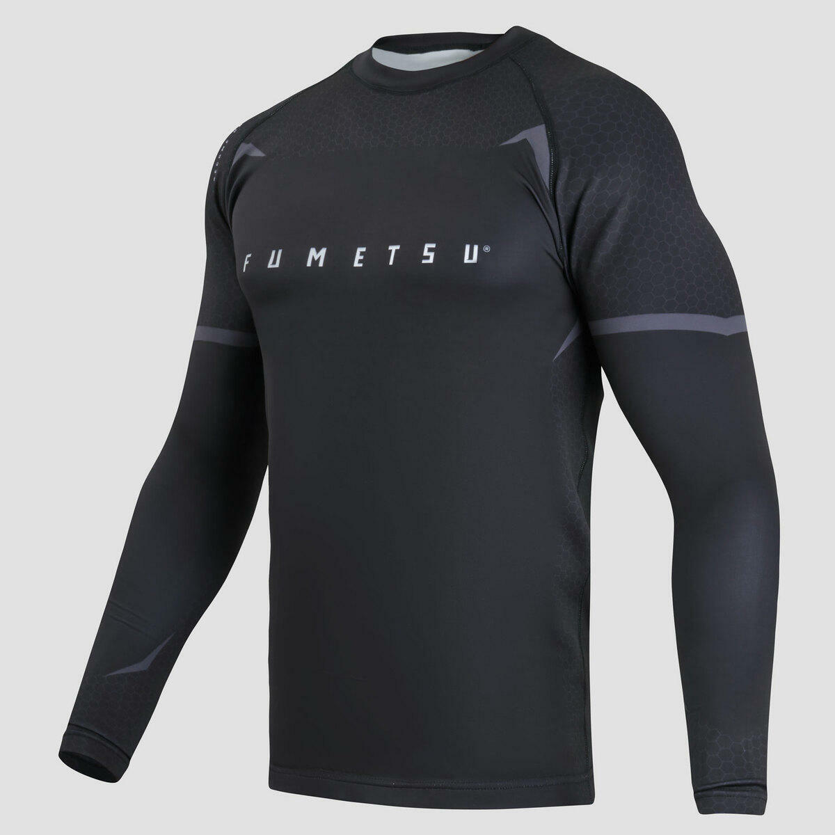 Black Fumetsu Ghost MK2 Long Sleeve Rash Guard at Bytomic Trade and Wholesale