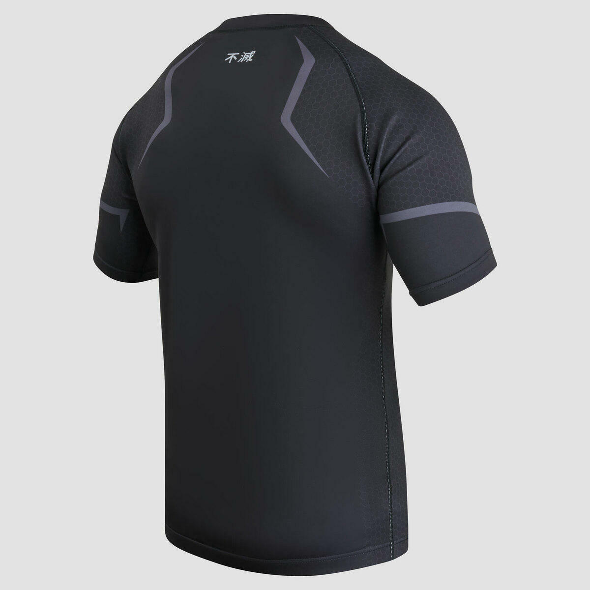 Black Fumetsu Ghost MK2 Short Sleeve Rash Guard at Bytomic Trade and Wholesale