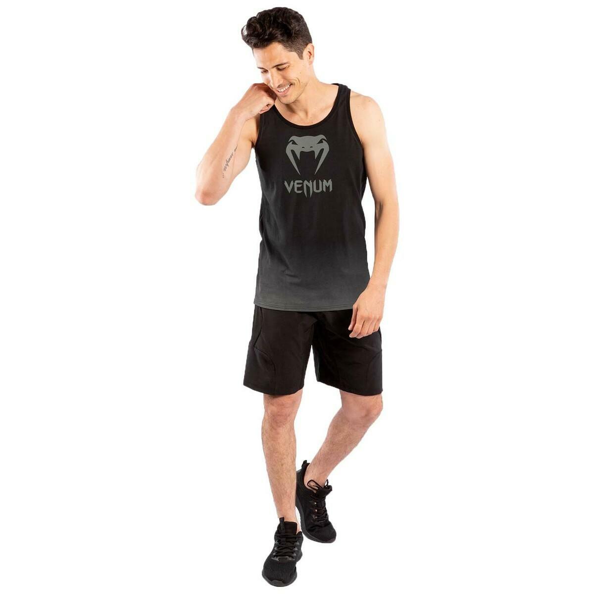 Black-Grey Venum Classic Tank Top    at Bytomic Trade and Wholesale