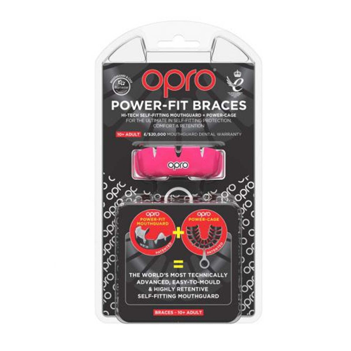 Opro Power Fit Braces Mouth Guard at Bytomic Trade and Wholesale