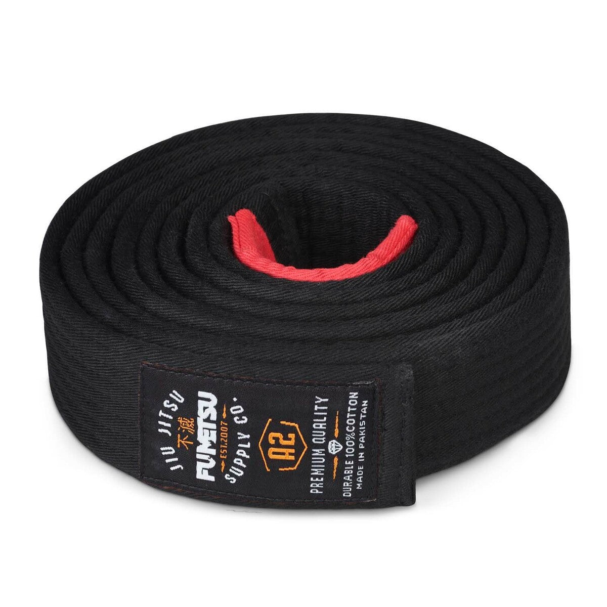 Black Fumetsu V2 Adult BJJ Belt at Bytomic Trade and Wholesale
