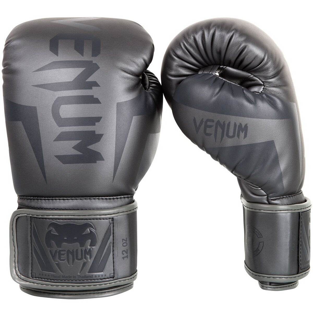 Grey/Grey Venum Elite Boxing Gloves at Bytomic Trade and Wholesale