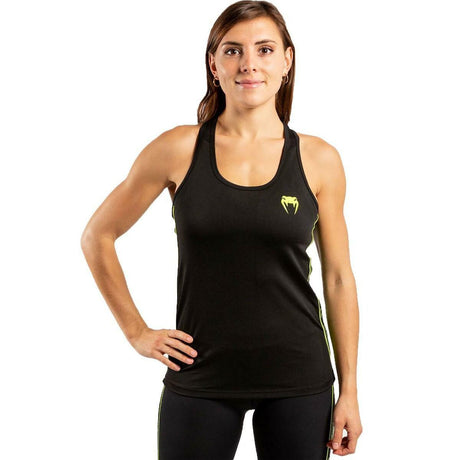 Black-Neo Yellow Venum Tecmo Womens Tank Top    at Bytomic Trade and Wholesale