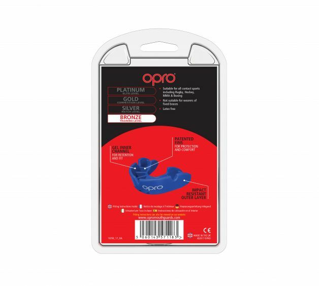 Blue Opro Junior Bronze Gen 4 Mouth Guard at Bytomic Trade and Wholesale