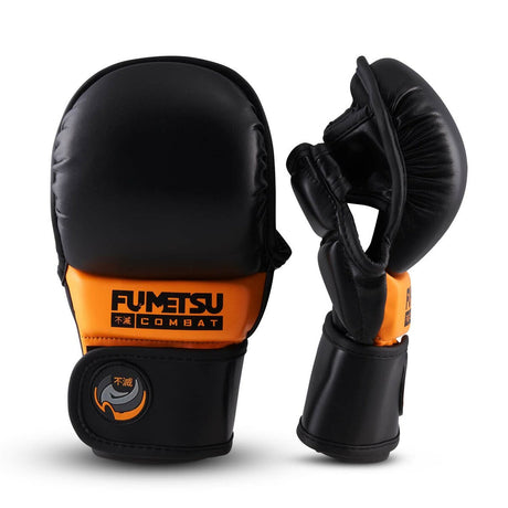 Black-Orange Fumetsu Ghost Kids MMA Sparring Glove    at Bytomic Trade and Wholesale