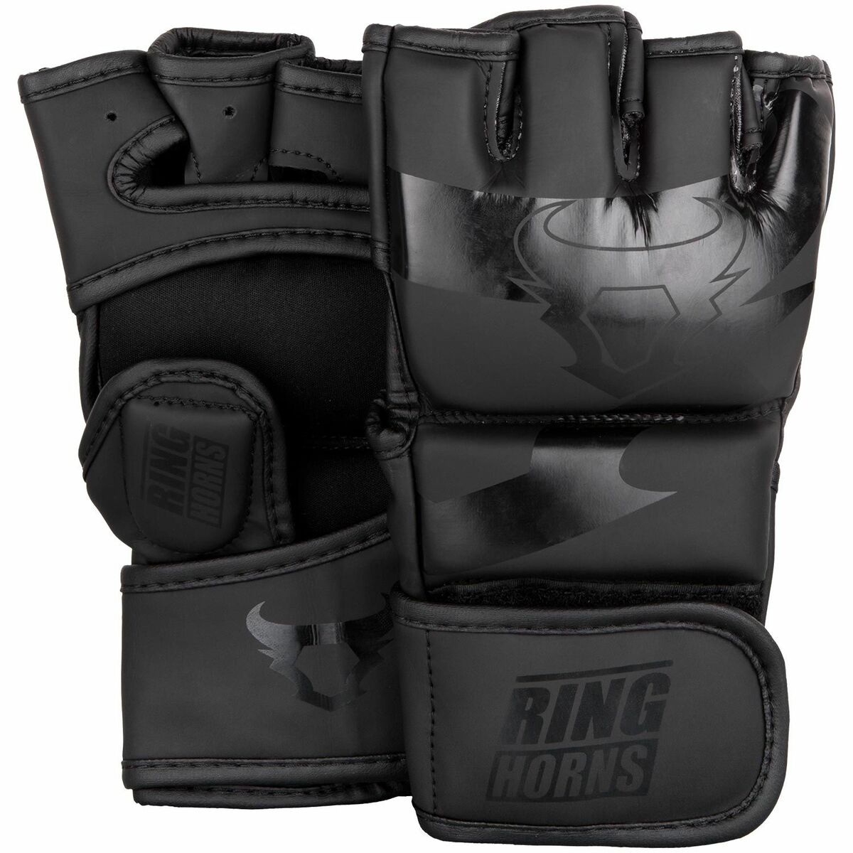 Ringhorns Charger MMA Gloves Black/Black Medium at Bytomic Trade and Wholesale