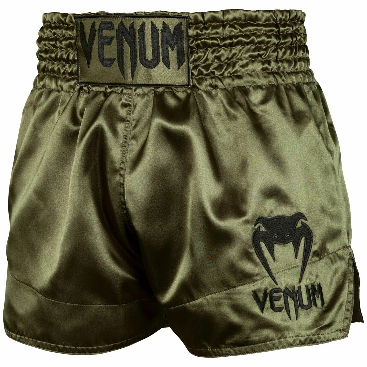 Venum Classic Muay Thai Shorts Khaki/Black at Bytomic Trade and Wholesale