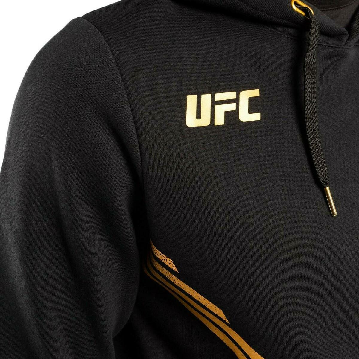 Black/Gold Venum UFC Replica Hoodie at Bytomic Trade and Wholesale