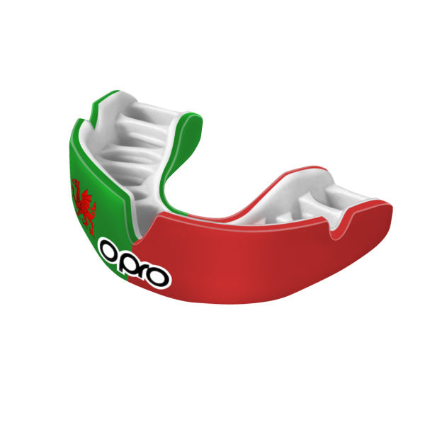 Opro Power Fit Countries Mouth Guard Wales at Bytomic Trade and Wholesale