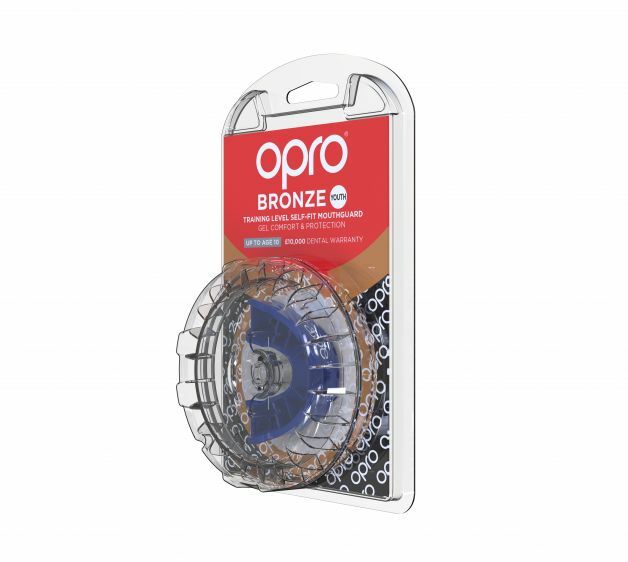 Blue Opro Junior Bronze Gen 4 Mouth Guard at Bytomic Trade and Wholesale