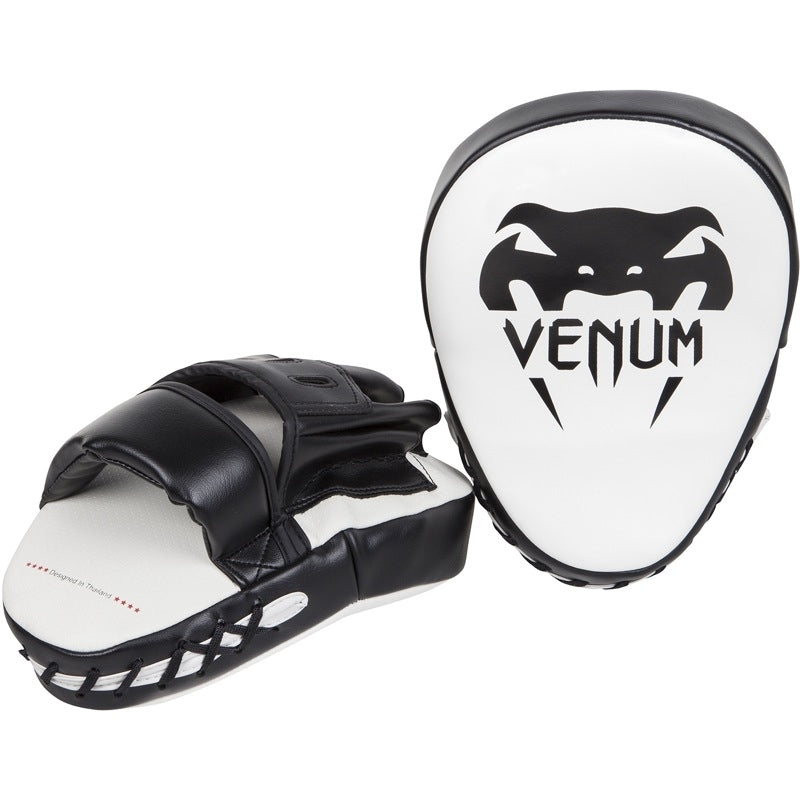 White/Black Venum Light Focus Mitts at Bytomic Trade and Wholesale
