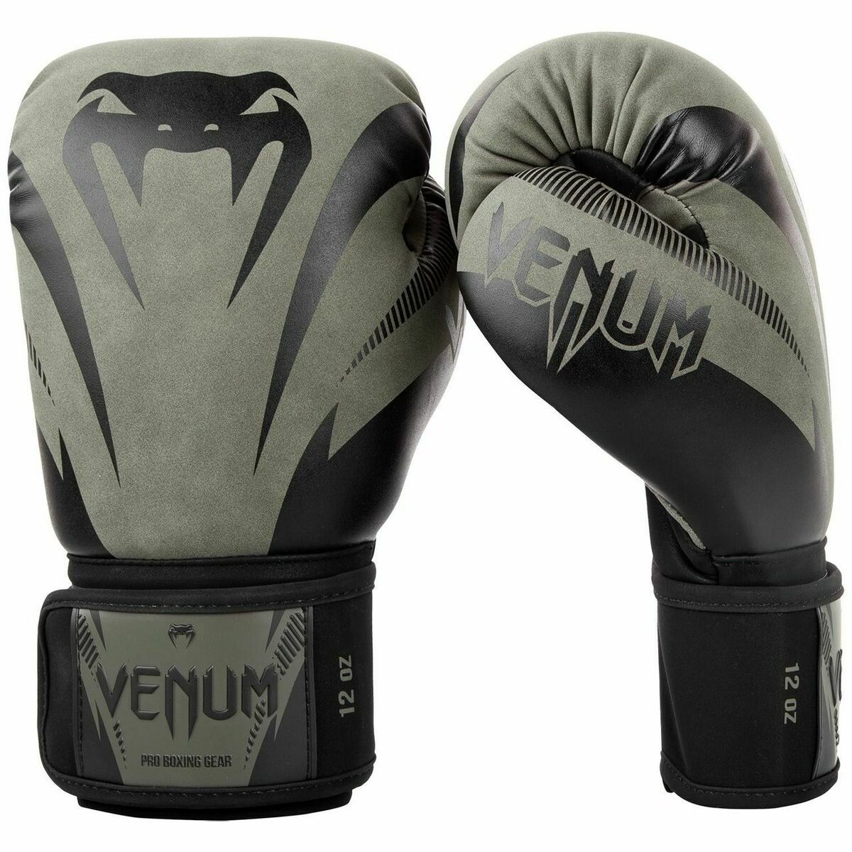 Venum Impact Boxing Gloves Khaki/Black 10oz at Bytomic Trade and Wholesale