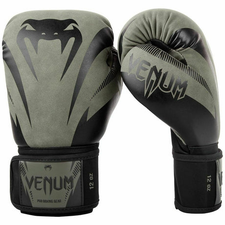 Venum Impact Boxing Gloves Khaki/Black 10oz  at Bytomic Trade and Wholesale